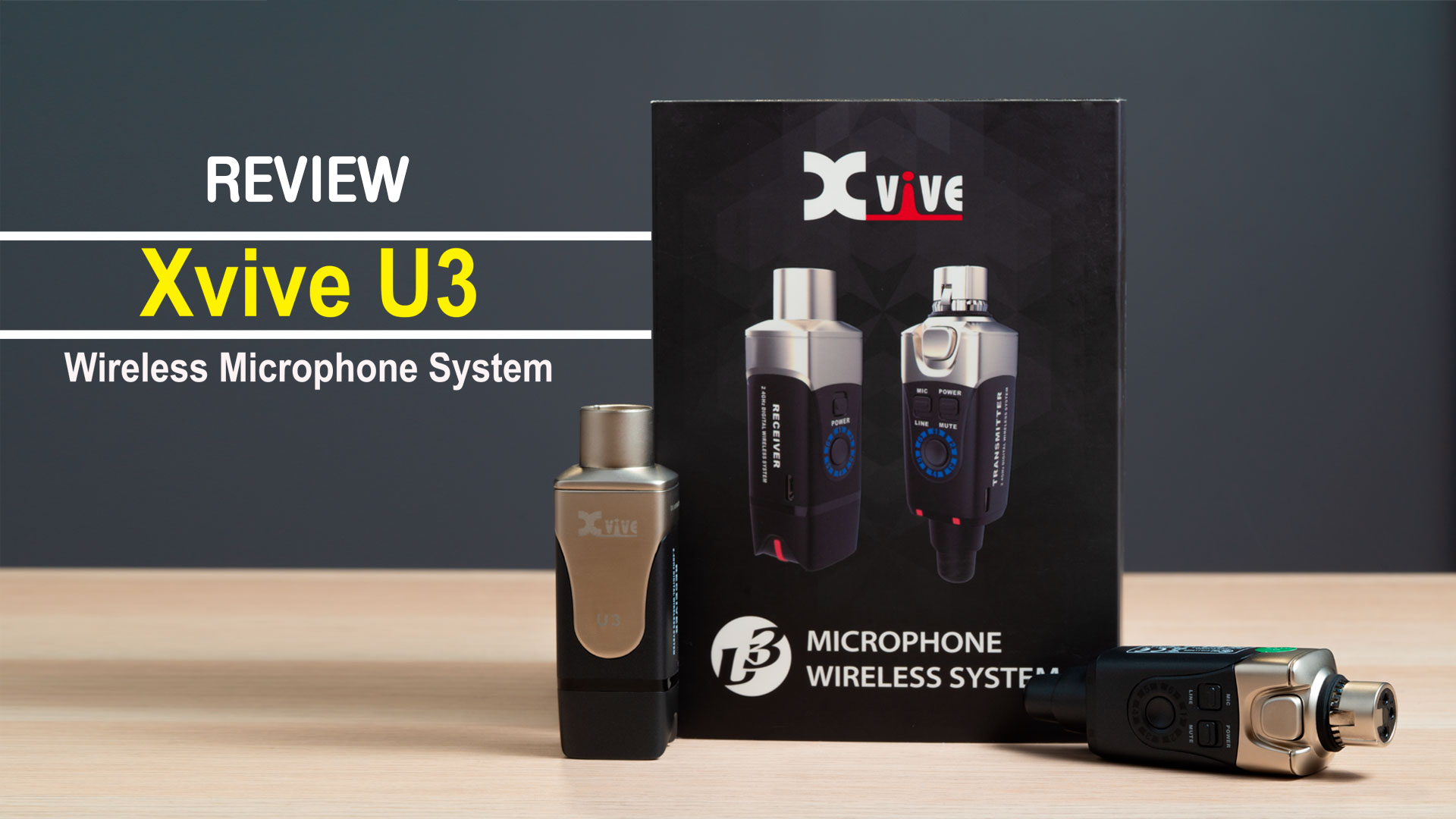 รีวิว Xvive U3 Microphone Wireless System