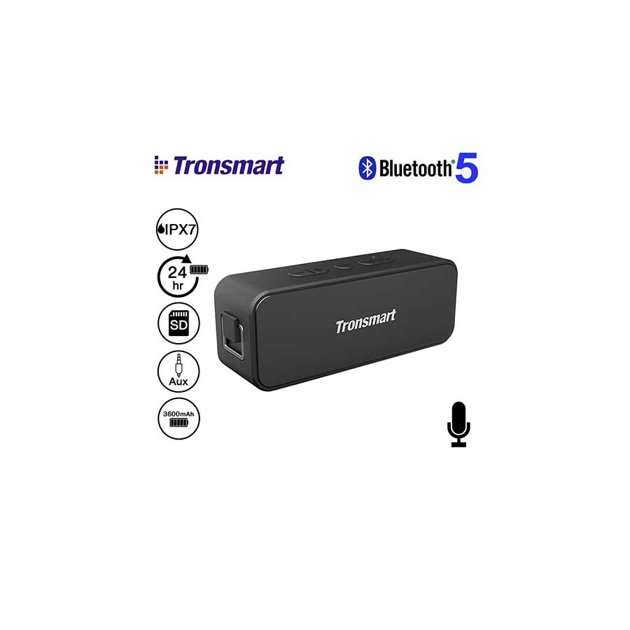 ลำโพงบลูทูธ Tronsmart T2Plus Portable Bluetooth Speaker