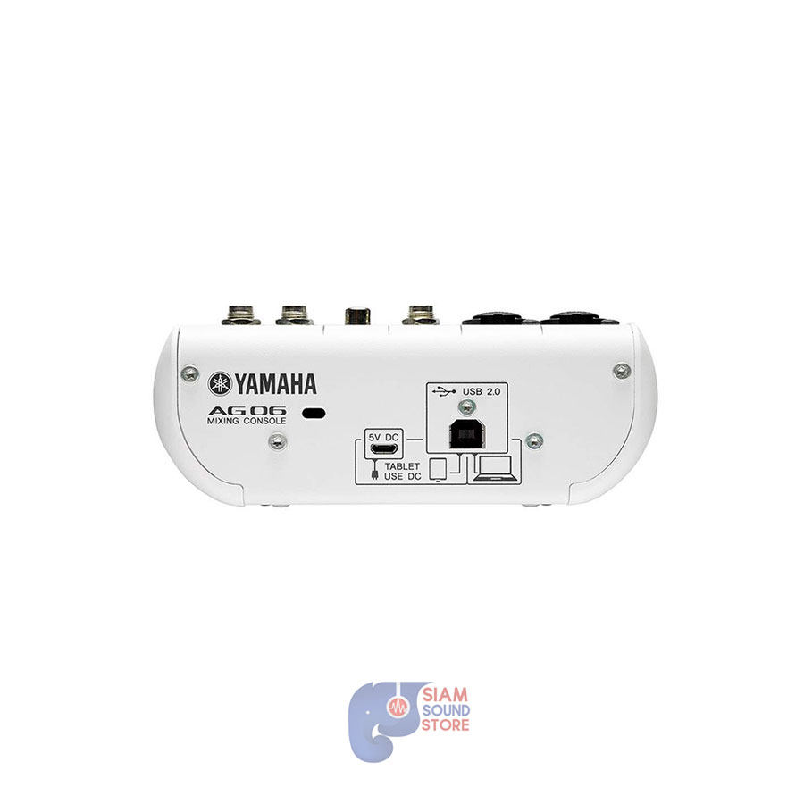 มิกเซอร์อนาล็อก ยี่ห้อ YAMAHA รุ่น AG06 6-Ch Mixer & USB Audio Interface