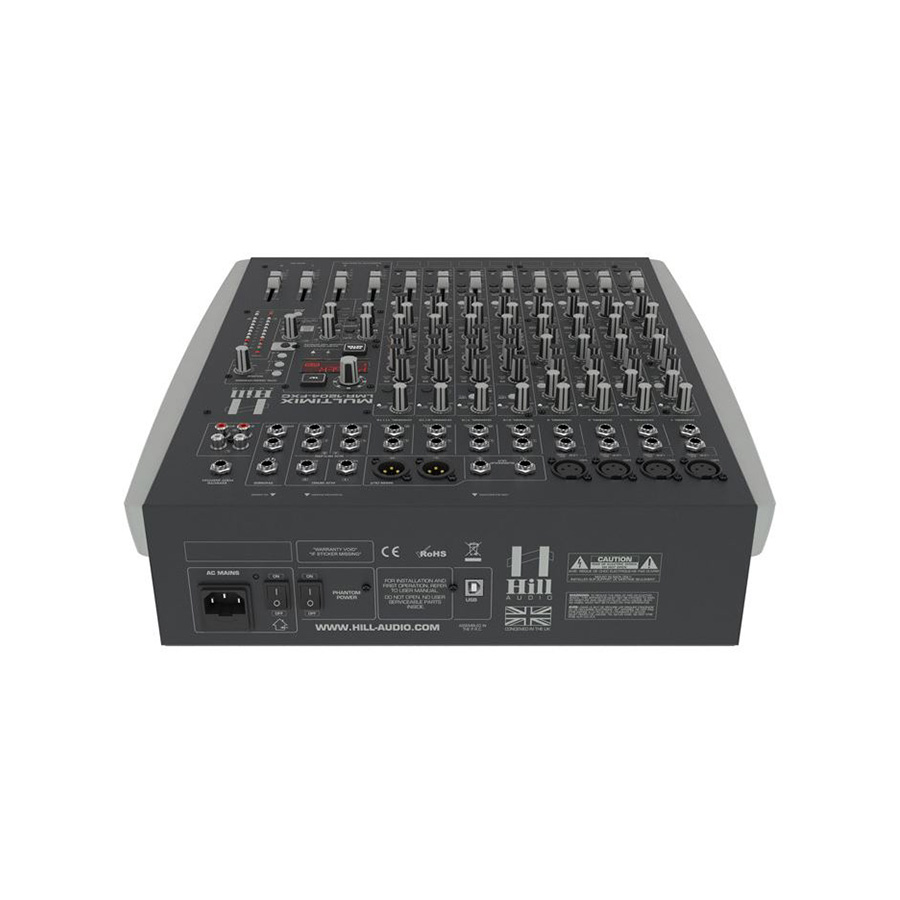 อนาล็อกมิกเซอร์ Hill Audio LMR1204FXC USB Compact Mixer