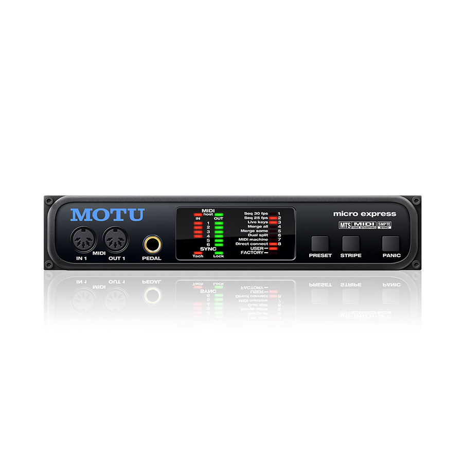 ออดิโออินเตอร์เฟส ยี่ห้อ Motu รุ่น micro Express USB