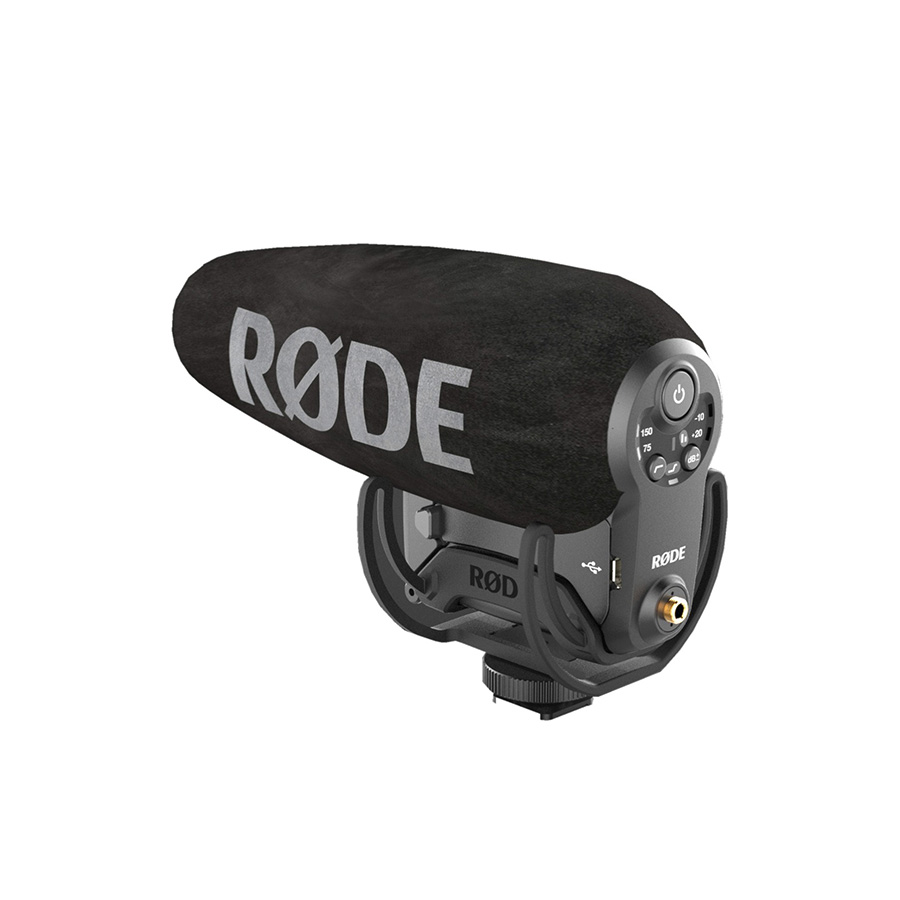 ไมค์ติดกล้อง ยี่ห้อ RODE รุ่น VIDEOMIC PRO PLUS Shotgun Microphone