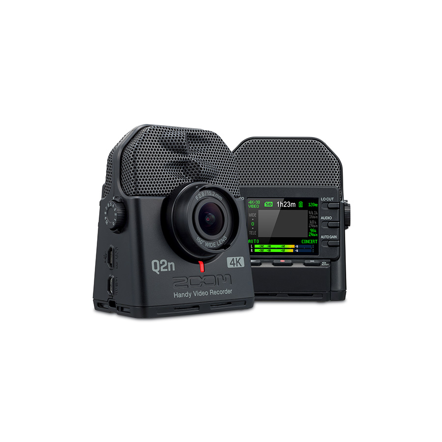 กล้องวีดีโอสำหรับบันทึกภาพและเสียง ยี่ห้อ Zoom รุ่น Q2n